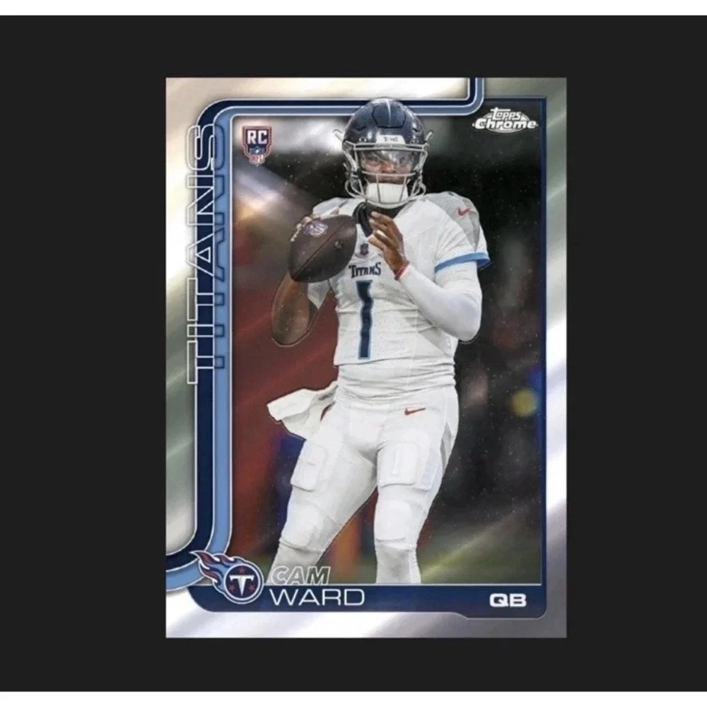 Topps Chrome Football 2025 Mega Box - IN HAND